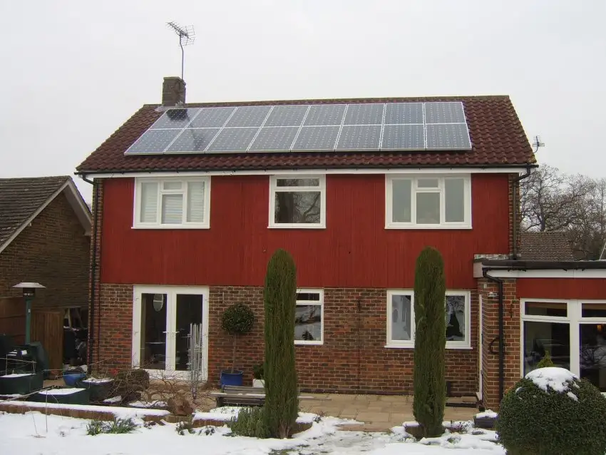Solar panel installation in Horsham, West Sussex